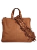 Samantha Look Umhängetasche echt Leder in cognac