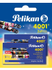 Pelikan Tintenpatrone 4001 Großraum GTP/F/5 königsblau Blister Inhalt 5 Stück