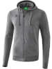 erima Kapuzensweatjacke in grau melange