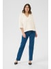 Kaffe Strickpullover KAemilie Baggy fit in Chalk