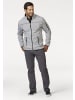 Man's World Strickfleecejacke in hellgrau meliert