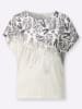 WITT WEIDEN Druck-Shirt in champagner-anthrazit-bedruckt