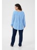 KAFFE curve Langarm-Bluse KCami Regular fit in Soft Chambray