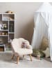 Beliani Kindersessel MILAND in Beige/Braun - (W) 50 x (H) 55 x (L) 53 cm
