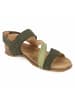 El Naturalista Sandalette in green