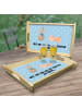 Mr. & Mrs. Panda Dekotablett Holz Hasen Muschel mit Spruch in Blau Pastell