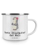 Mr. & Mrs. Panda Kaffeetasse Pinguin Beste Stiefmutter der Welt ... in Weiß