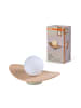 Osram Decor Pearl Tischleuchte G9 Beige Filz Glas Metall