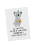 Mr. & Mrs. Panda Wanddeko Koala Geschenk mit Spruch in Weiß