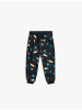 KOTON Sweathose in Marineblau Gemustert