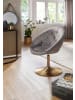 FineBuy Relaxsessel in Grau / Samt / 67x62x100
