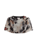 IZIA Damen Bluse Mit Batikmuster in Schwarz Mehrfarbig