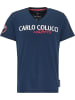 Carlo Colucci T-Shirt Conte in Blau