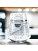 Mr. & Mrs. Panda Trinkglas Avocado Yoga mit Spruch in Transparent