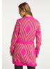 myMo Damen Strickjacke in Pink Beige