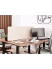 Beliani Schreibtischtrennwand SPLIT in Beige - (W) 120 x (H) 50 x (L) 1 cm