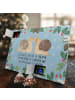 Mr. & Mrs. Panda Adventskalender Schnecken Liebe mit Spruch in Eisblau