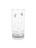 Mr. & Mrs. Panda Wasserglas Axolotl Glücklich mit Spruch in Transparent