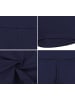 Alkato Alkato Damen Sport Shorts mit Hohem Bund in dunkelblau