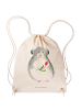 Mr. & Mrs. Panda Stofftasche Chinchilla Blume ohne Spruch in Creme