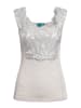 TOOCHE Top "Frosted Elegance" in grau