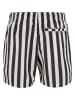 Urban Classics Urban Classics Badeshorts in black/offwhite