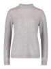 Betty Barclay Kaschmir-Pullover mit Stehkragen in Light Silver Melange