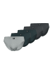CECEBA Slip 5Er Pack Challenger in grau-dunkel-melange