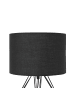 Beliani Tischleuchten MARONI in Schwarz - (W) 22 x (H) 35 x (L) 22 cm