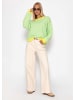 SASSYCLASSY Gestreifter Pullover in Grün