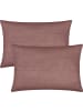 Erwin Müller Jacquard Kissenhülle 2er-Pack York in altrosé