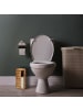 relaxdays Toilettenpapier Aufbewahrung in Natur - (H)34 x Ø 18 cm