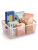 relaxdays Drahtkorb in Rosa - (B)37 x (H)16,5 x (T)22,5 cm