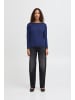 ICHI Langarm IHSELLA Loose fit in Medieval Blue
