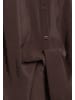 More & More stylishe Hemdbluse mit Knot-Detail in chocolate