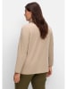 sheego Shirt in camelfarben