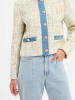 Liu Jo Kurzblazer Giacca Kate Denim in beige denim - 0001