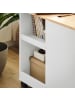 SoBuy Rollcontainer in Reinweiß - (W) 30 x (H) 60 x (L) 60 cm