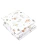 TupTam Kinder Bettdecken Set Gemustert in weiß/beige