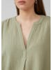 QS Bluse in 7297_helles olivgrün