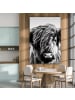 OnlyWow Leinwand Bilder Schottisches Hochlandrind