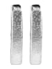 Adeliás Damen Ohrringe – Klappcreole aus 925 Silber in silber