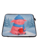 Mr. & Mrs. Panda Notebooktasche Schwein Glühwein Design ohne Spruch in Weiß