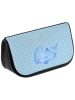 Mr. & Mrs. Panda Kosmetik-Organizer Wal Konfetti ohne Spruch in Blau Pastell