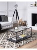 Beliani Patchwork AKDERE in Braun/Weiß/Grau - (W) 140 x (H) 1 x (L) 200 cm