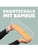 eluno Drahtschale Weiß