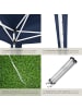 tectake Rattan Gartenzelt, inklusive Spannseile, Heringe und Tragetasche