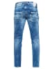 Rusty Neal Jeans Hose "MORI" Slim Fit (THE FINAL BOSS) in Blue Used