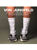 von Jungfeld Crew-Socken Embossed in BlaBlaBla - Pure White