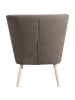 58 aufm Kessel SESSEL Kassi Bezug Veloursstoff Buche natur / sahara